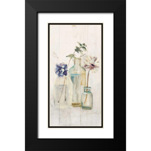 Blossoms on Birch III Panel Black Modern Wood Framed Art Print with Double Matting by Blum, Cheri