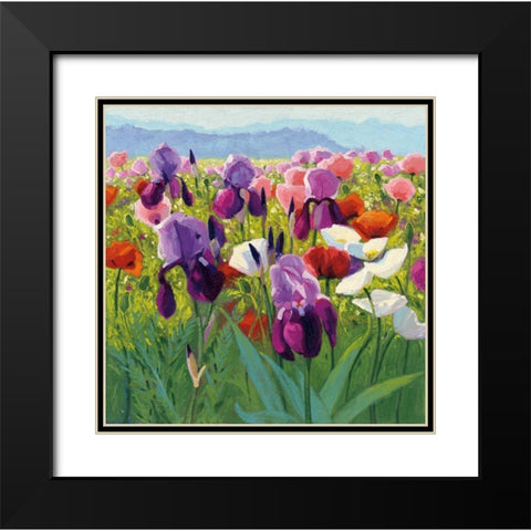 Early June Black Modern Wood Framed Art Print with Double Matting by Novak, Shirley