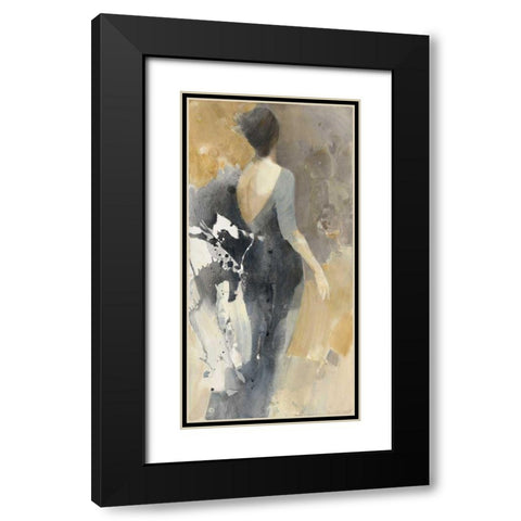 Opening Night I Black Modern Wood Framed Art Print with Double Matting by Hristova, Albena
