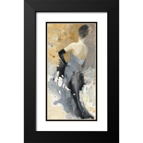 Opening Night II Black Modern Wood Framed Art Print with Double Matting by Hristova, Albena