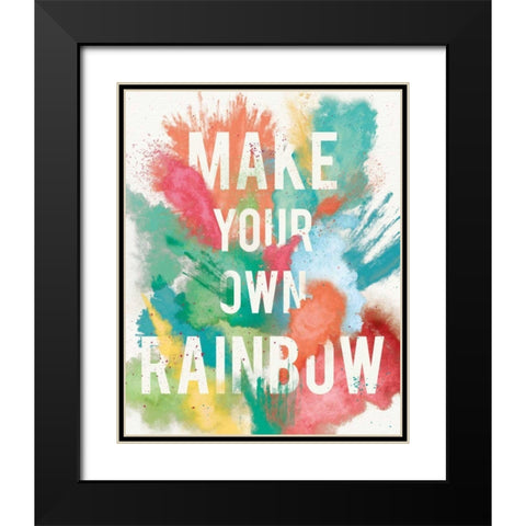 Be Bold I Black Modern Wood Framed Art Print with Double Matting by Aiken, Jess