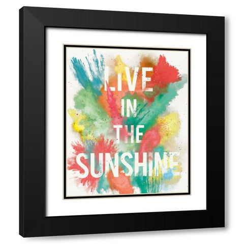 Be Bold II Black Modern Wood Framed Art Print with Double Matting by Aiken, Jess