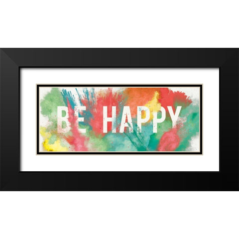 Be Bold III Black Modern Wood Framed Art Print with Double Matting by Aiken, Jess