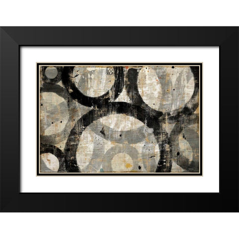 Industrial I Black Modern Wood Framed Art Print with Double Matting by Mullan, Michael