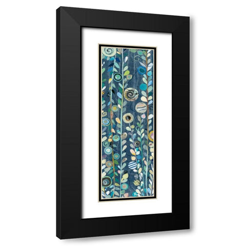 Navy Blue Sky II Black Modern Wood Framed Art Print with Double Matting by Boggs, Candra