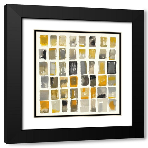 City Windows II Black Modern Wood Framed Art Print with Double Matting by Novak, Shirley