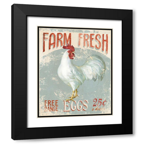 Farm Nostalgia III Black Modern Wood Framed Art Print with Double Matting by Nai, Danhui