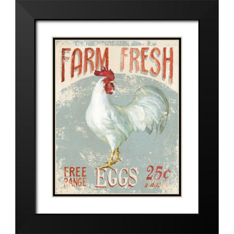 Farm Nostalgia III Black Modern Wood Framed Art Print with Double Matting by Nai, Danhui