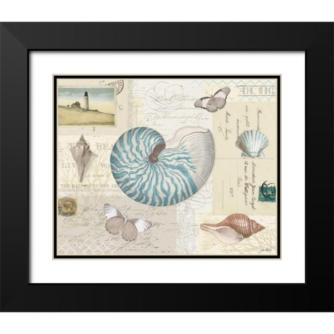 Beach Wonders I Black Modern Wood Framed Art Print with Double Matting by Pertiet, Katie