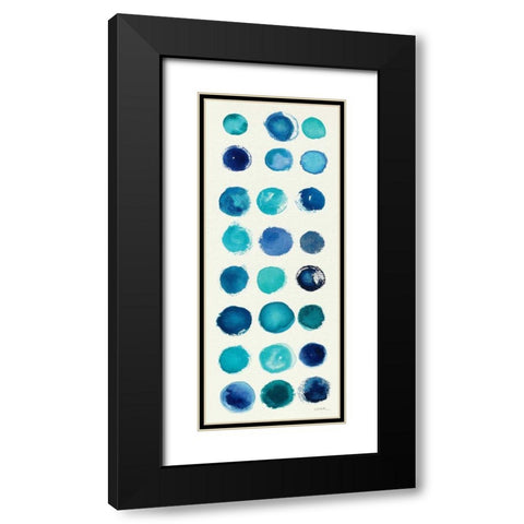Spot of Rain II  Black Modern Wood Framed Art Print with Double Matting by Novak, Shirley