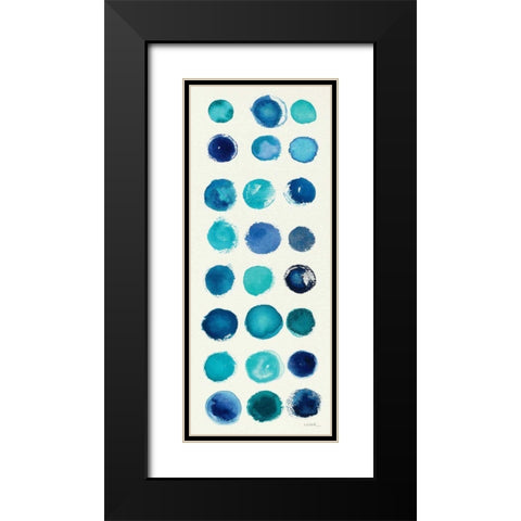 Spot of Rain II  Black Modern Wood Framed Art Print with Double Matting by Novak, Shirley