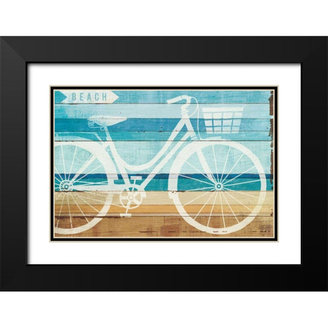 Beachscape Cruiser I Black Modern Wood Framed Art Print with Double Matting by Mullan, Michael