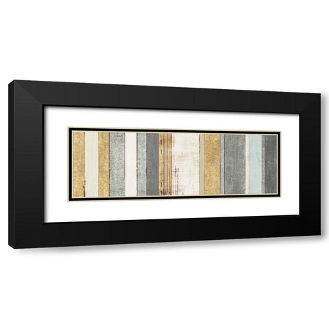 Beachscape VIII Gold Neutral Black Modern Wood Framed Art Print with Double Matting by Mullan, Michael