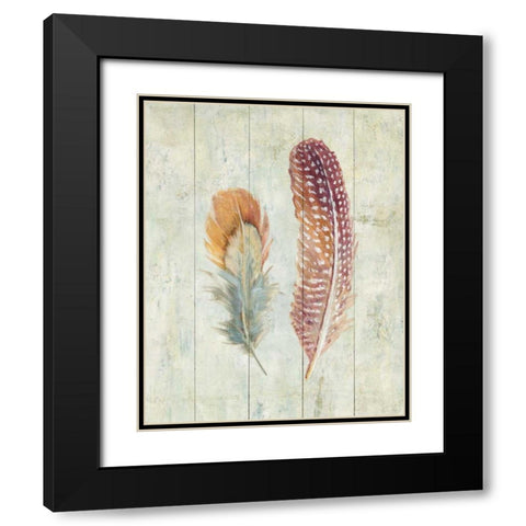 Natural Flora XI Black Modern Wood Framed Art Print with Double Matting by Nai, Danhui