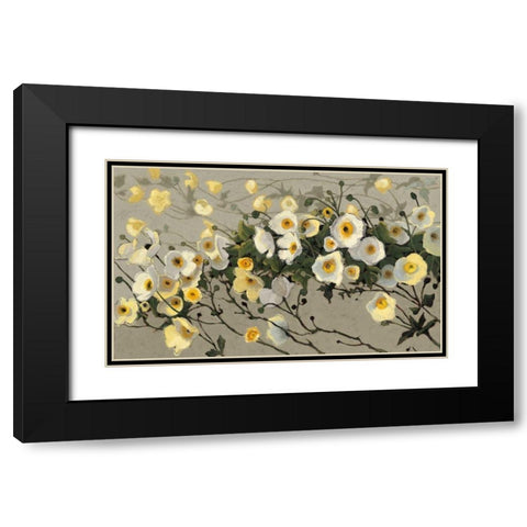 Breezes Gray Crop Black Modern Wood Framed Art Print with Double Matting by Novak, Shirley