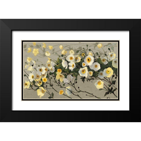 Breezes Gray Crop Black Modern Wood Framed Art Print with Double Matting by Novak, Shirley