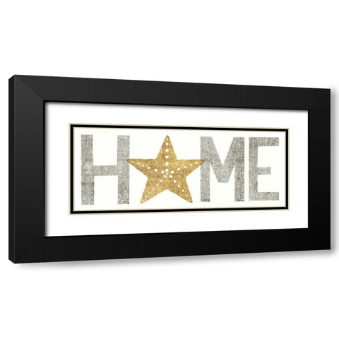 Under Sea Treasures Home Gold Neutral Black Modern Wood Framed Art Print with Double Matting by Mullan, Michael