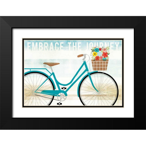 Beach Cruiser Hers I Black Modern Wood Framed Art Print with Double Matting by Mullan, Michael