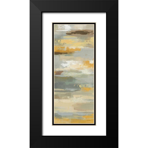 Earth Abstracts II Black Modern Wood Framed Art Print with Double Matting by Silvia, Vassileva