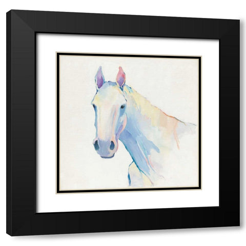 Horace Black Modern Wood Framed Art Print with Double Matting by Tillmon, Avery