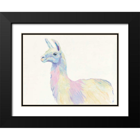 Ophelia Crop Black Modern Wood Framed Art Print with Double Matting by Tillmon, Avery