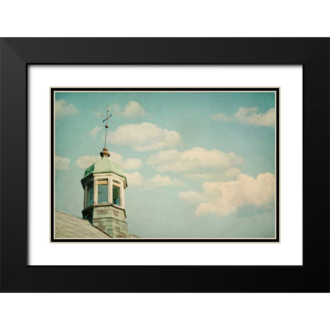 Blissful Country II Black Modern Wood Framed Art Print with Double Matting by Urquhart, Elizabeth
