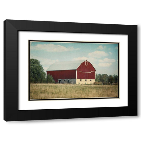 Blissful Country VI Crop Black Modern Wood Framed Art Print with Double Matting by Urquhart, Elizabeth