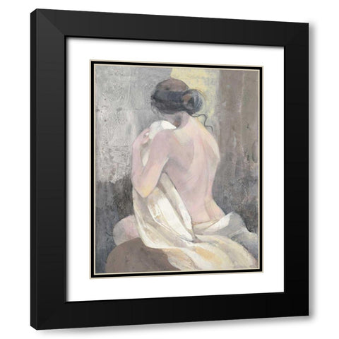 After the Bath II Black Modern Wood Framed Art Print with Double Matting by Hristova, Albena