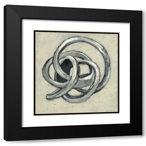 Wabi Sabi II Black Modern Wood Framed Art Print with Double Matting by Novak, Shirley