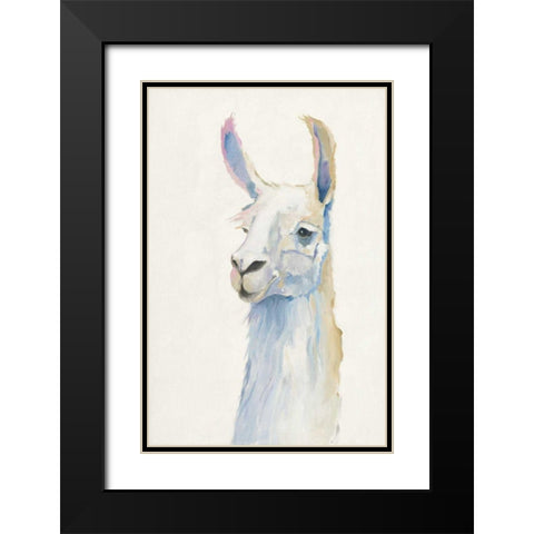 Bianca Black Modern Wood Framed Art Print with Double Matting by Tillmon, Avery