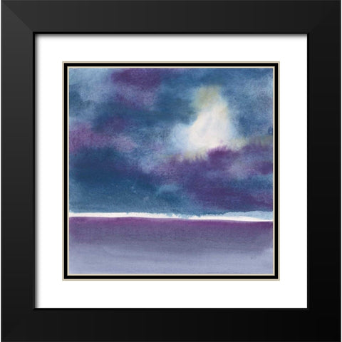 The Clouds I Black Modern Wood Framed Art Print with Double Matting by Paschke, Chris