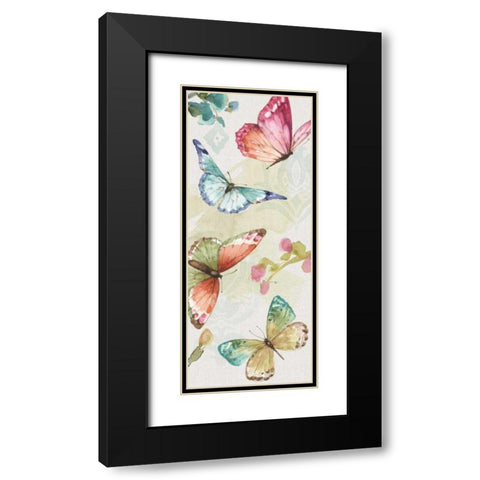 Colorful Breeze VII Black Modern Wood Framed Art Print with Double Matting by Audit, Lisa