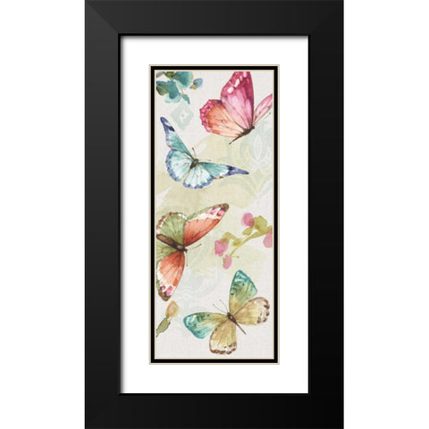 Colorful Breeze VII Black Modern Wood Framed Art Print with Double Matting by Audit, Lisa