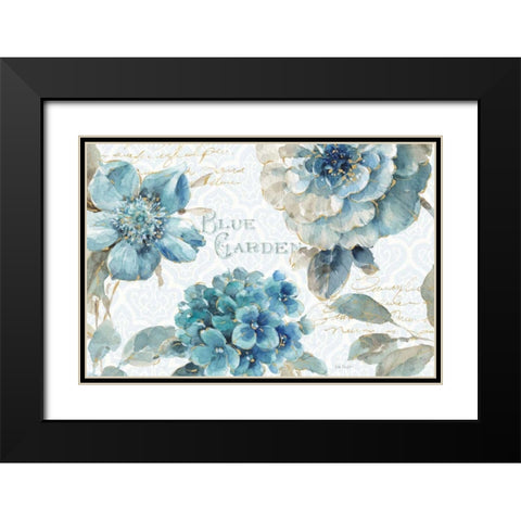 Indigold I Black Modern Wood Framed Art Print with Double Matting by Audit, Lisa