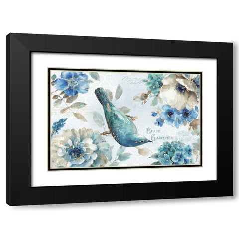 Indigold VIII Black Modern Wood Framed Art Print with Double Matting by Audit, Lisa