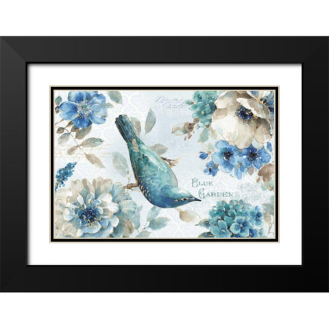 Indigold VIII Black Modern Wood Framed Art Print with Double Matting by Audit, Lisa