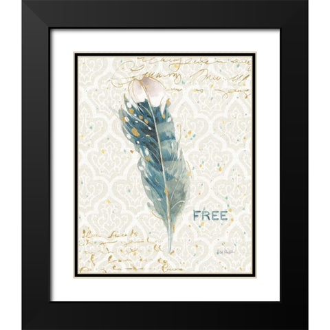 Indigold XX Black Modern Wood Framed Art Print with Double Matting by Audit, Lisa