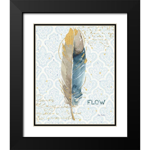 Indigold XXI Black Modern Wood Framed Art Print with Double Matting by Audit, Lisa