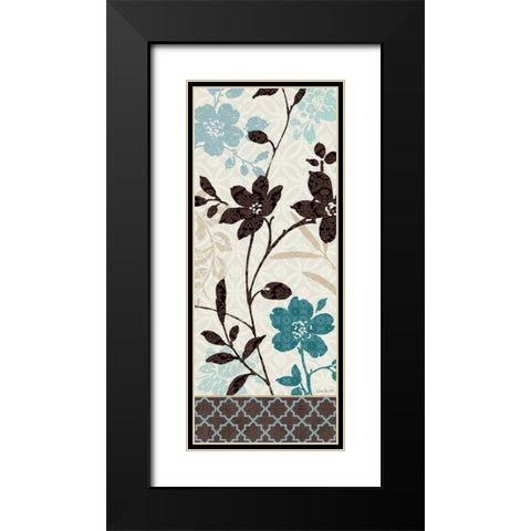 Botanical Touch I Black Modern Wood Framed Art Print with Double Matting by Audit, Lisa