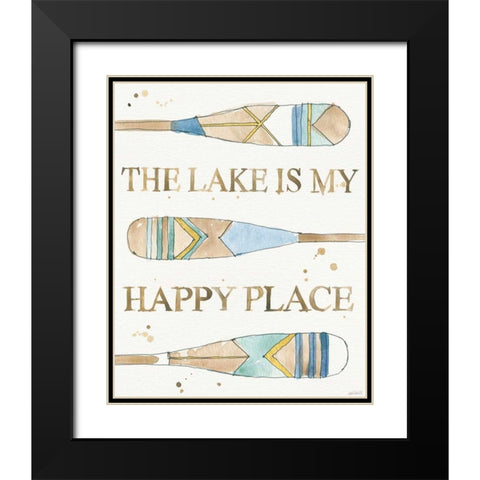 Lakehouse III Black Modern Wood Framed Art Print with Double Matting by Tavoletti, Anne