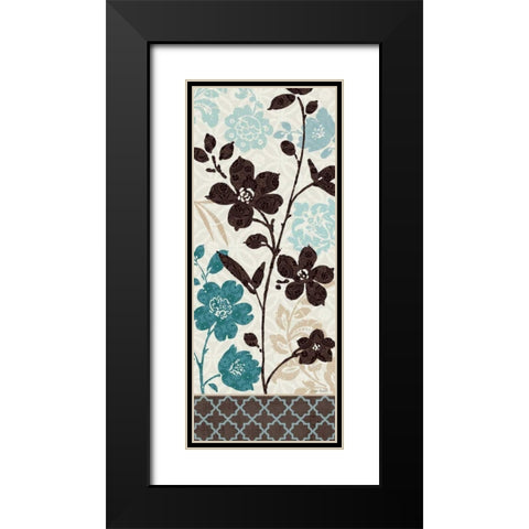 Botanical Touch II Black Modern Wood Framed Art Print with Double Matting by Audit, Lisa