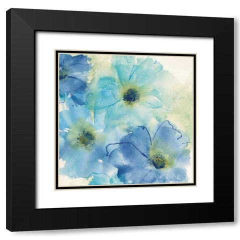 Seashell Cosmos II Black Modern Wood Framed Art Print with Double Matting by Paschke, Chris