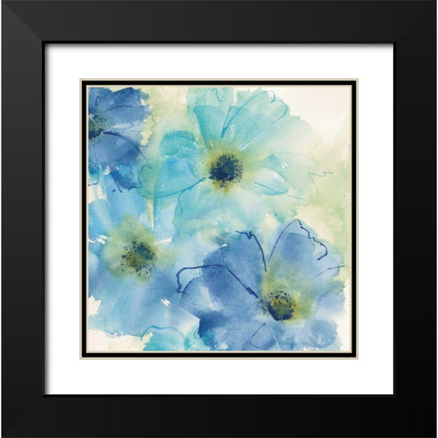 Seashell Cosmos II Black Modern Wood Framed Art Print with Double Matting by Paschke, Chris