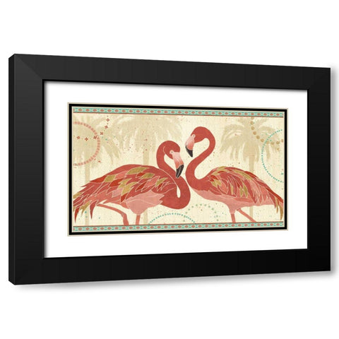 Gulf Stream V Black Modern Wood Framed Art Print with Double Matting by Charron, Veronique