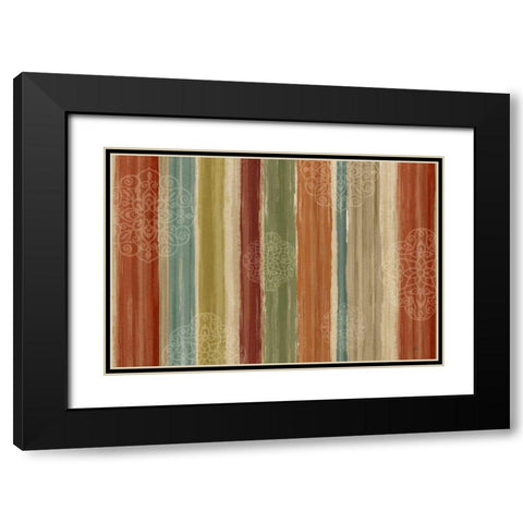 Mumbai Rainbow I Black Modern Wood Framed Art Print with Double Matting by Brissonnet, Daphne