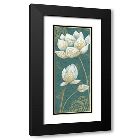 Lotus Dream IIIB Black Modern Wood Framed Art Print with Double Matting by Daphne, Brissonnet