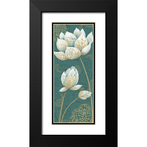 Lotus Dream IIIB Black Modern Wood Framed Art Print with Double Matting by Daphne, Brissonnet