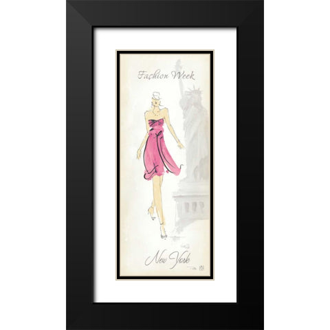 Fashion Lady II Black Modern Wood Framed Art Print with Double Matting by Tillmon, Avery