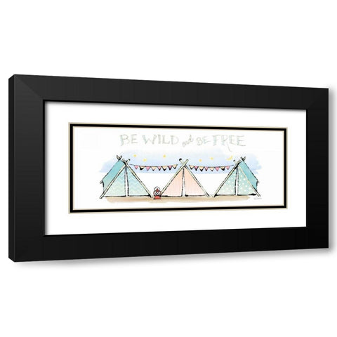 Girlfriends Cabin VIII Black Modern Wood Framed Art Print with Double Matting by Schlabach, Sue