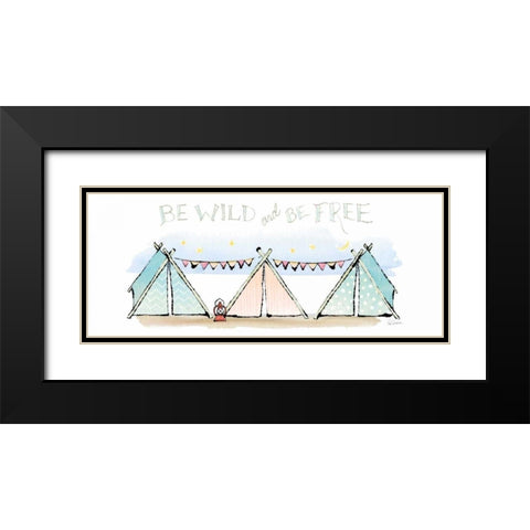 Girlfriends Cabin VIII Black Modern Wood Framed Art Print with Double Matting by Schlabach, Sue